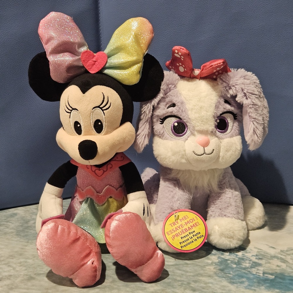 Disney Minnie's Bow-Toons Minnie Mouse Cream Puff Plush Interactive Light Up